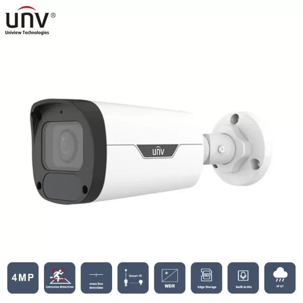 UNV IPC2324LB-ADEZK-H 4 MP IR BULLET MOTORİZE IP KAMERA, SESLİ